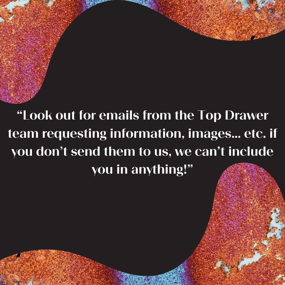 Organisers Top Tips 2